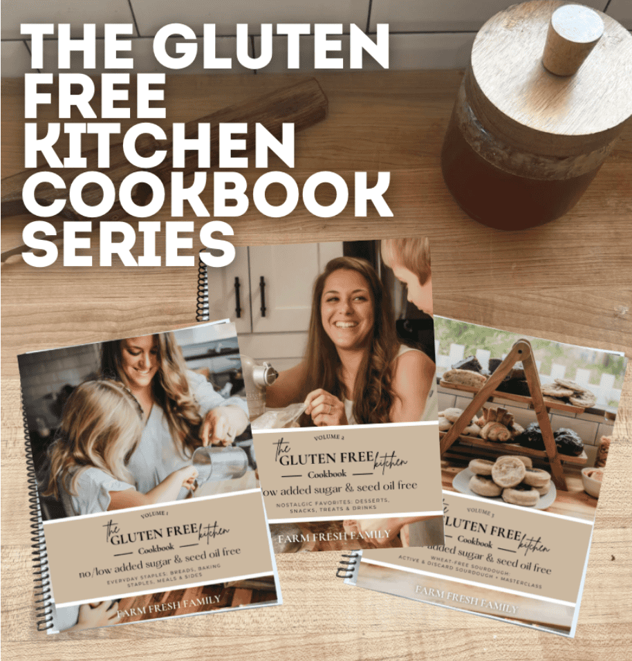 Gluten-free kitchen cookbook series with recipes and tips for healthy cooking.