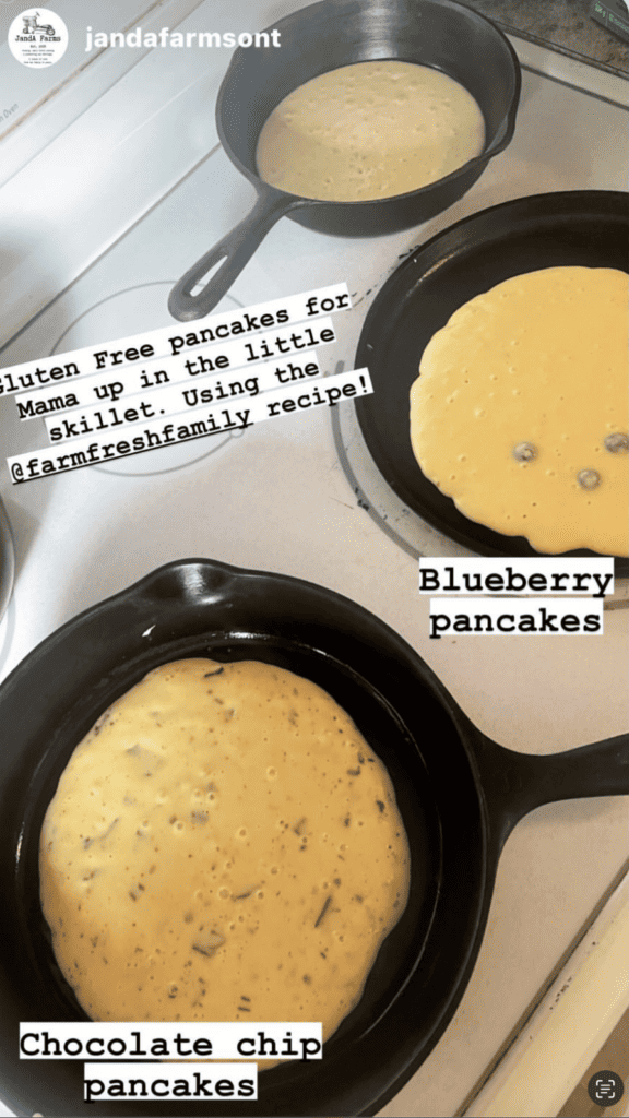 gluten free pancake testimonial
