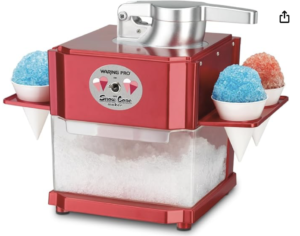 Red Snow Cone Machine