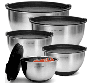 Stainless steel mixing bowls
