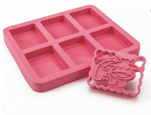 ice cream sandwich mold with cow
