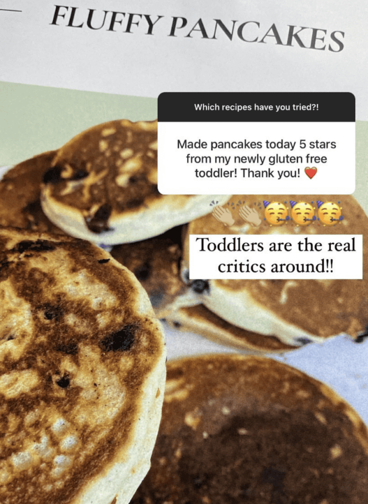 pancake testimonial from a happy 5 year old.