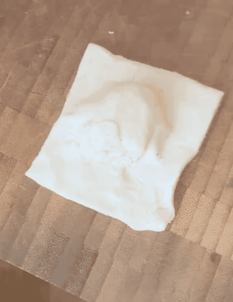 Logo of Farm Fresh Family on a white cloth.