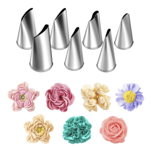 rose petal piping tips