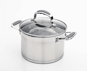 saucepan with lid.