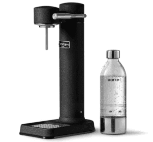 Water dispenser with bottle for farm hydration and cleaning needs.