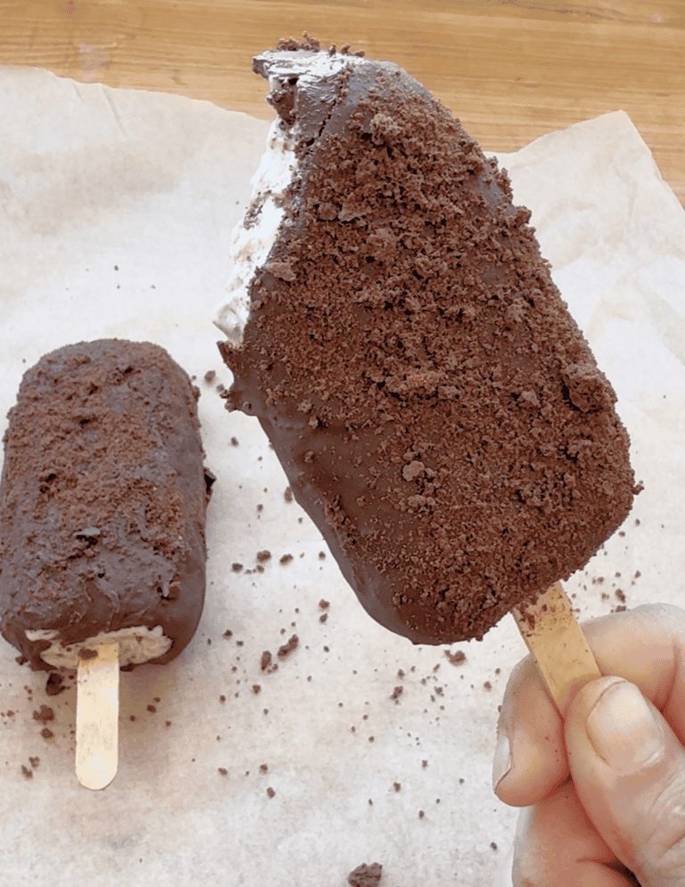 Gluten-Free Cookies & Cream Ice Cream Pops