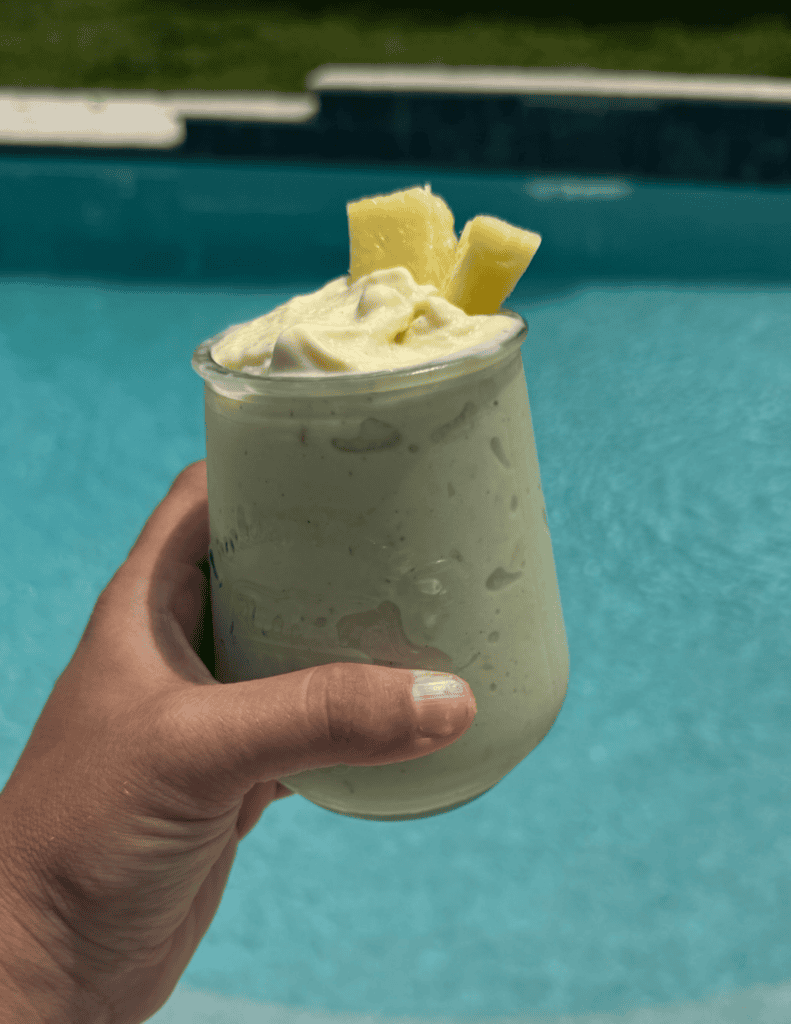 pineapple dole whip in blender