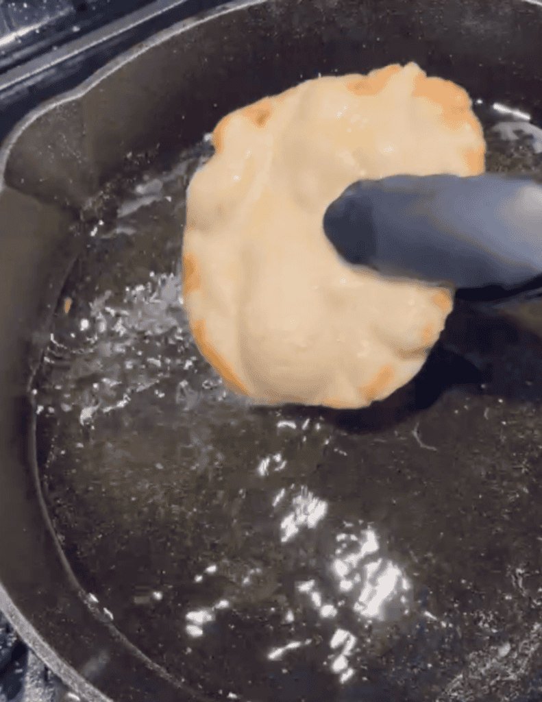 gluten free elephant ear flipping over