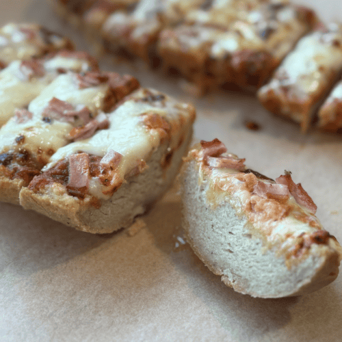 Delicious homemade ham and cheese breadsticks, fresh from Farm Fresh Family, perfect for snacks or m.