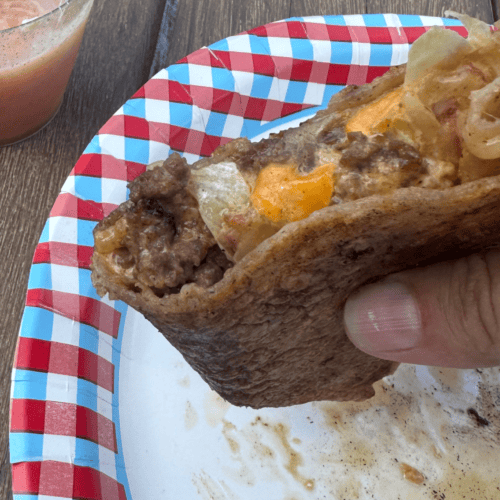 smash burger taco