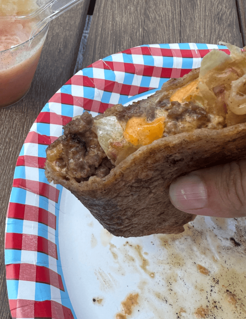 smash burger taco