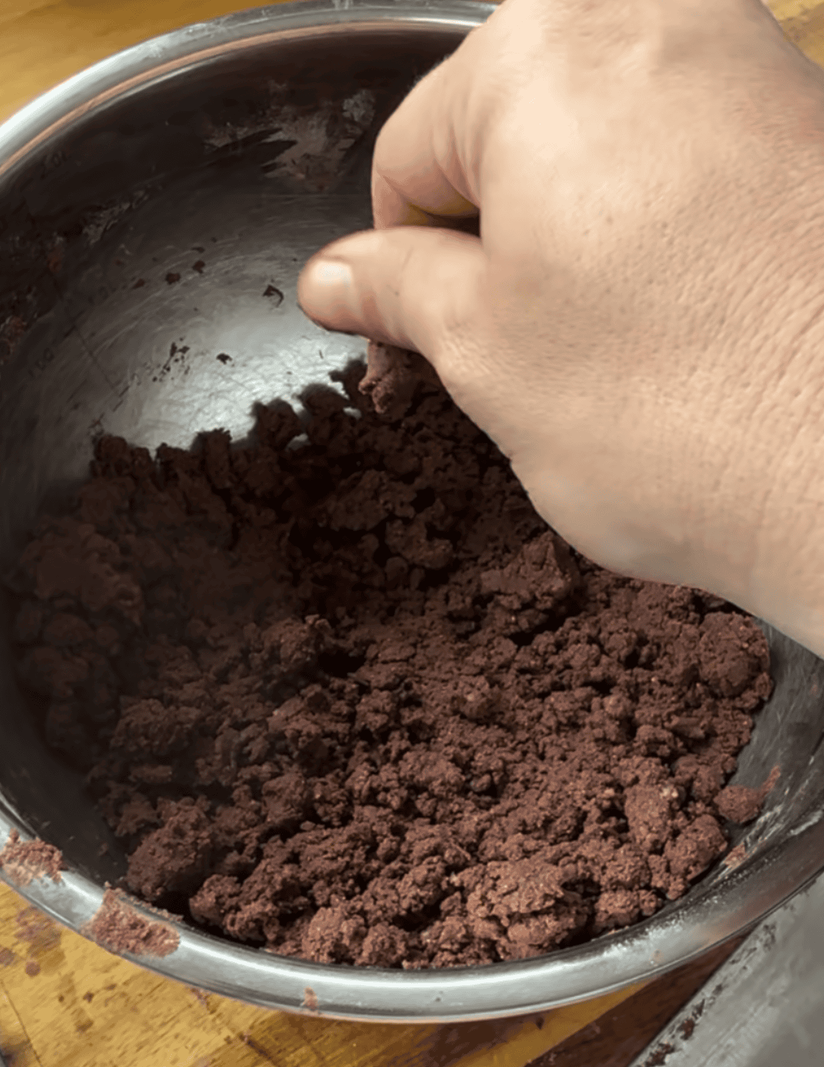 chocolate teddy graham dough